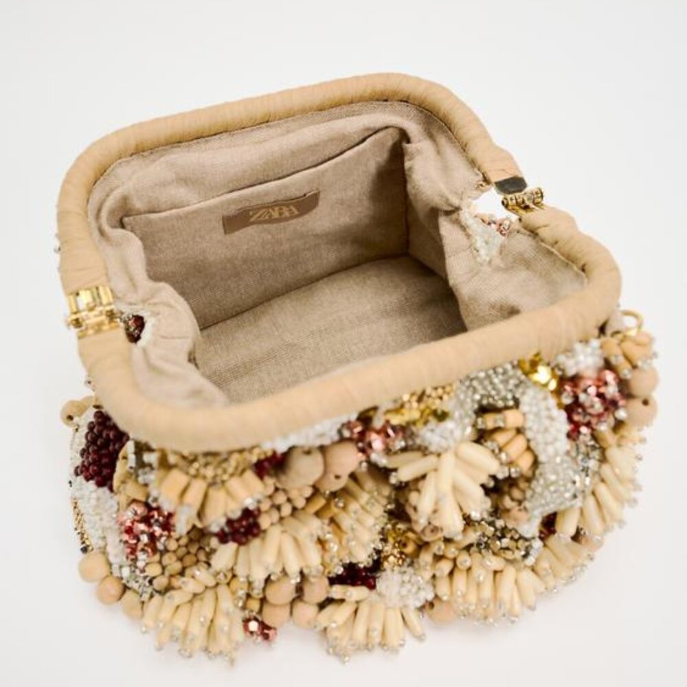 ZARA BEADED BAG - Picture 8 of 8